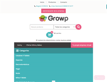 Tablet Screenshot of growp.com
